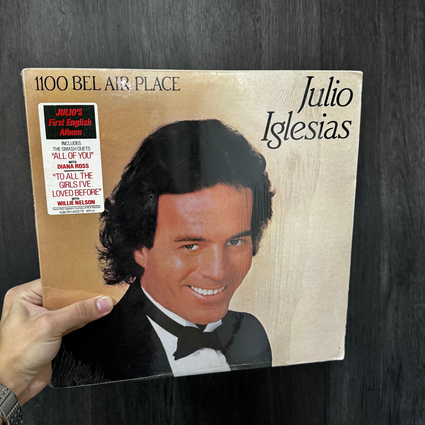 JULIO IGLESIAS - 1100 BEL AIR PLACE LP DE EPOCA