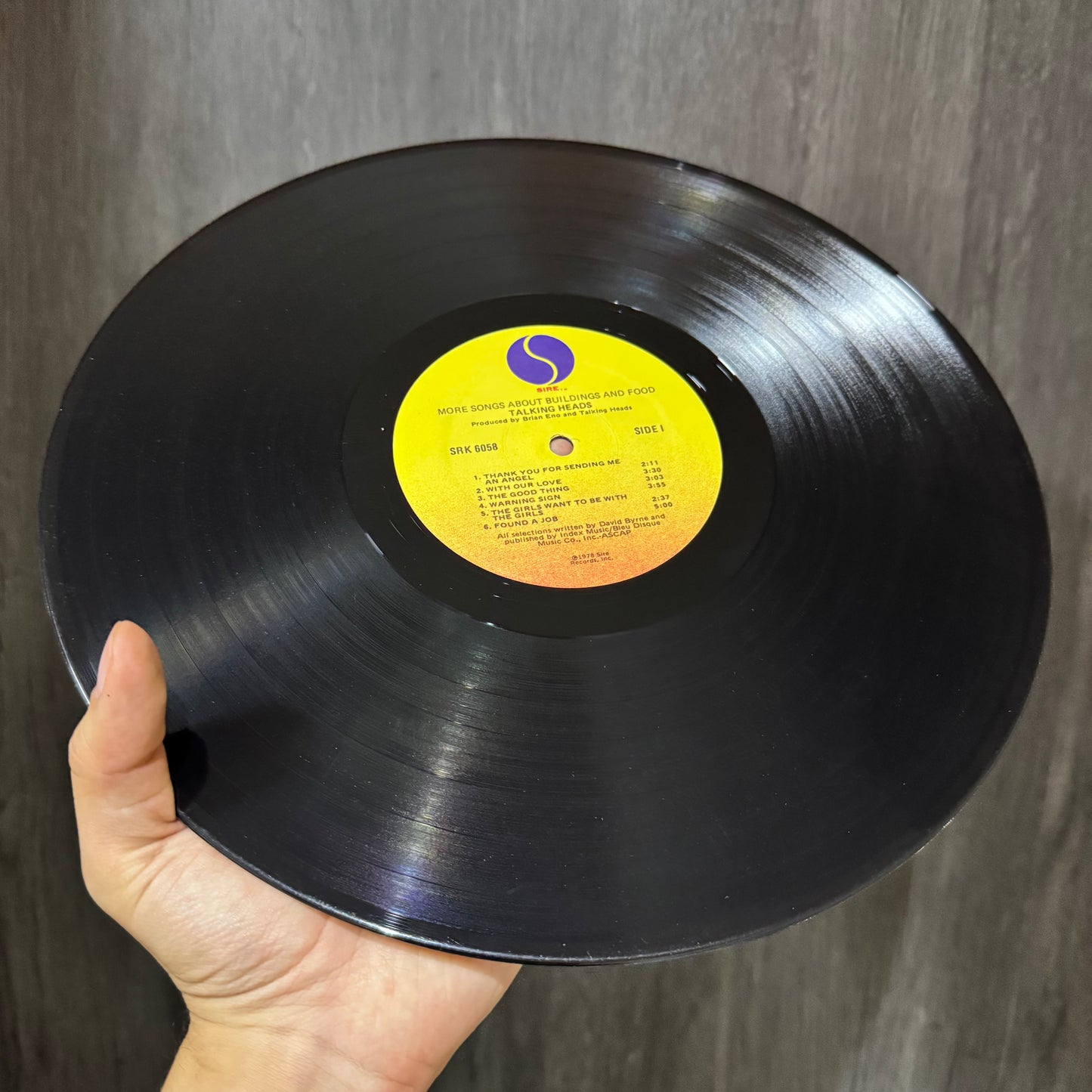 TALKING HEADS - MORE SONGS ABOUT BUILDINGS AND FOOD LP VINILO DE EPOCA