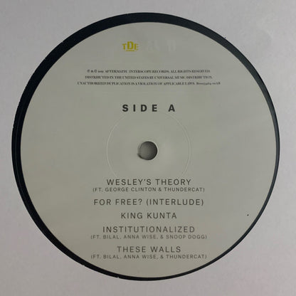 KENDRICK LAMAR - TO PIMP A BUTTERFLY 2LPs VINILO