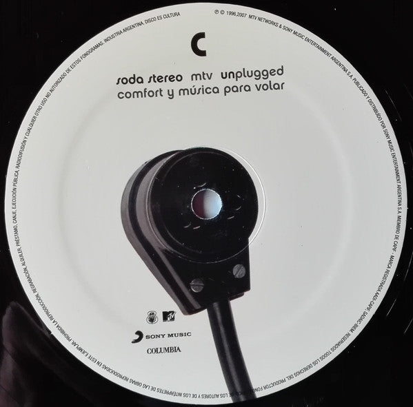 SODA STEREO - COMFORT Y MUSICA PARA VOLAR MTV UNPLUGGED 2LP VINILO