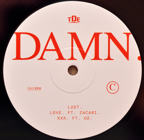 KENDRICK LAMAR - DAMN 2LPs VINILO
