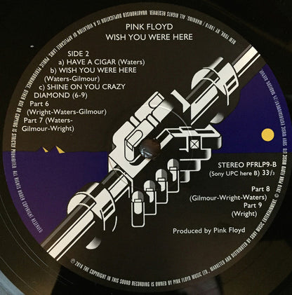 PINK FLOYD - WISH YOU WERE HERE LP VINILO