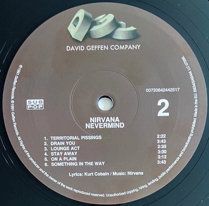 NIRVANA - NEVERMIND LP