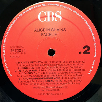 ALICE IN CHAINS - FACELIFT 2LPs VINILO