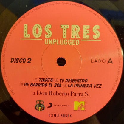 LOS TRES - MTV UNPLUGGED 2LPs VINILO