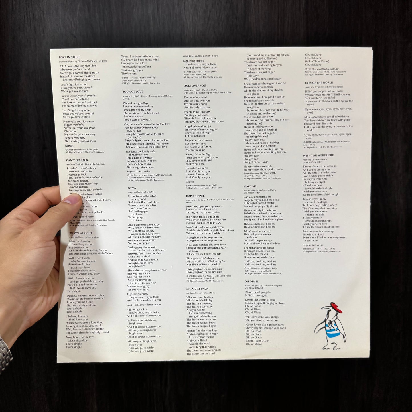 FLEETWOOD MAC - MIRAGE LP VINILO DE EPOCA