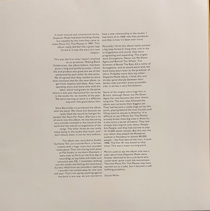 DEPECHE MODE - MUSIC FOR THE MASSES LP VINILO