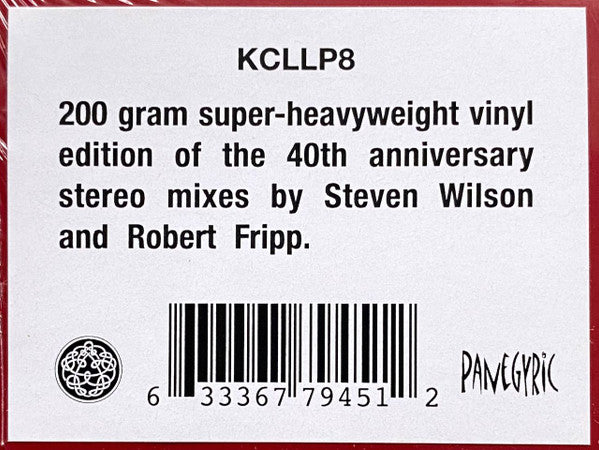 KING CRIMSON - DISCIPLINE LP VINILO 40th ANIVERSARIO STEVEN WILSON MIX