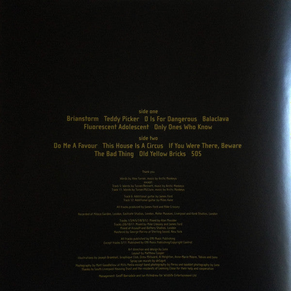 ARCTIC MONKEYS - FAVOURITE WORST NIGHTMARE LP VINILO