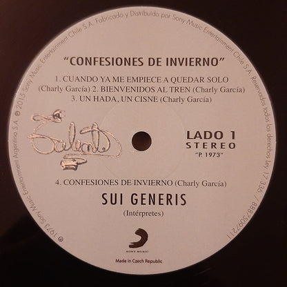 SUI GENERIS - CONFESIONES DE INVIERNO LP VINILO