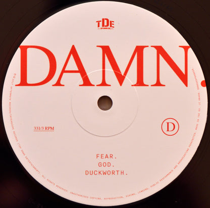 KENDRICK LAMAR - DAMN 2LPs VINILO