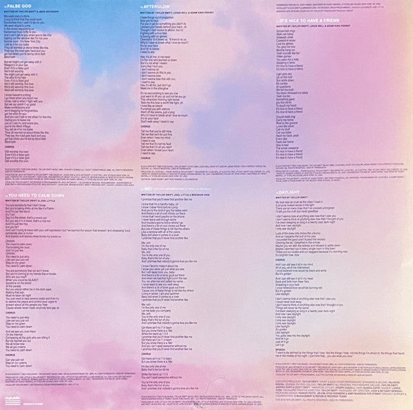 TAYLOR SWIFT - LOVER EDICION LIMITADA 2LPs VINILO