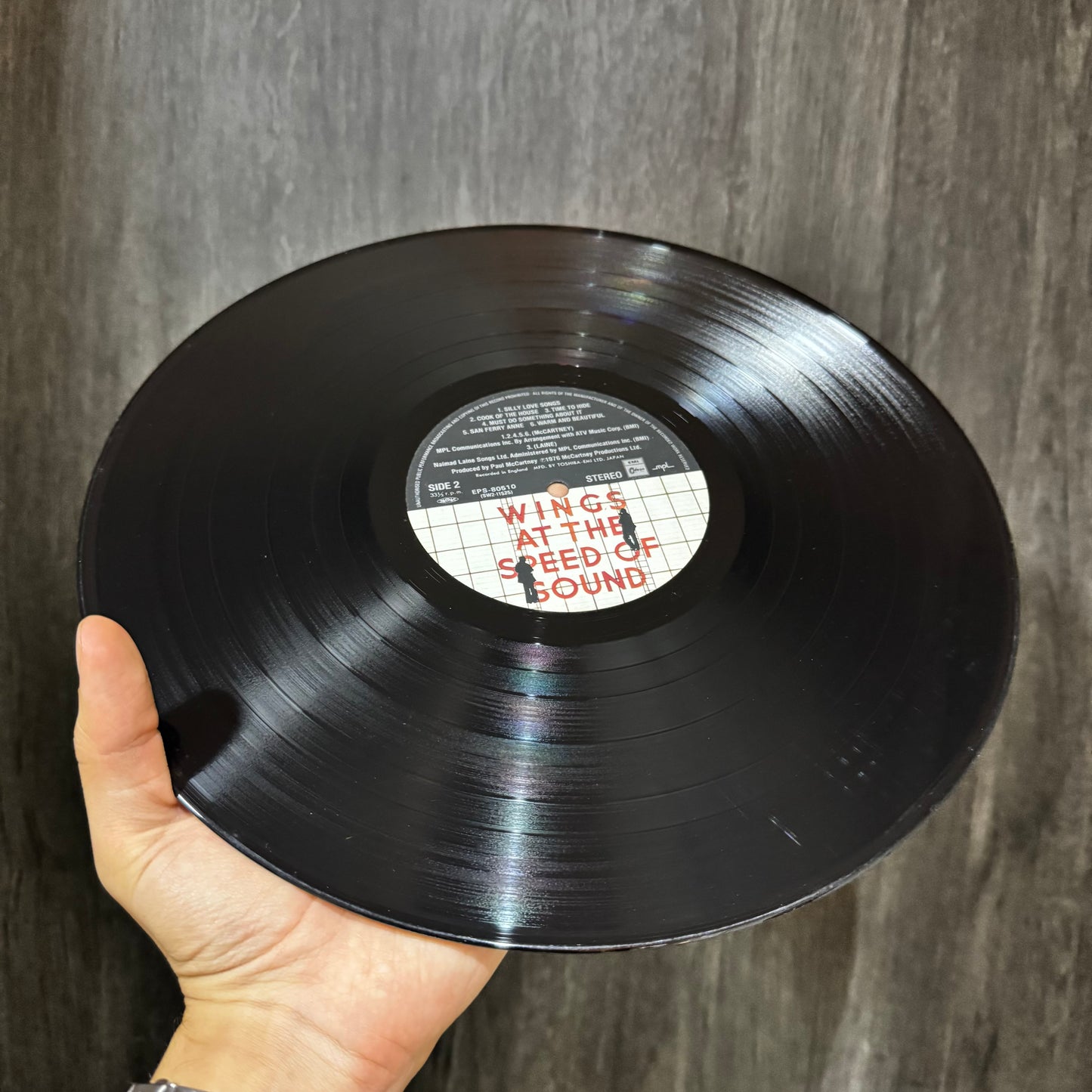 WING - WINGS AT THE SPEED OF SOUND LP EDICION JAPONESA