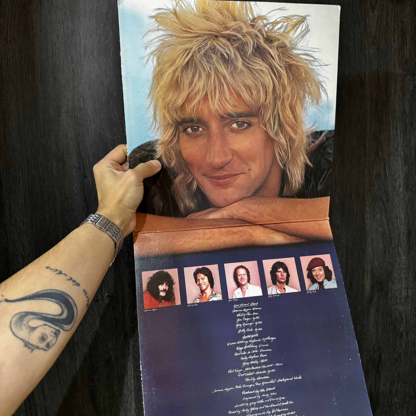 ROD STEWART - BLONDES HAVE MORE FUN LP VINILO DE EPOCA