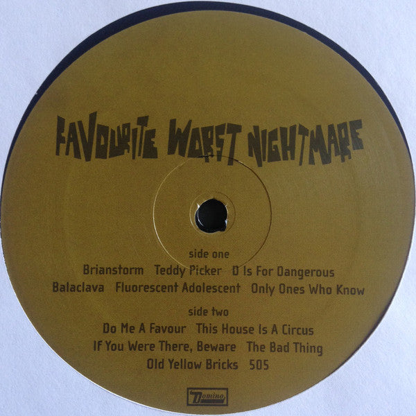 ARCTIC MONKEYS - FAVOURITE WORST NIGHTMARE LP VINILO