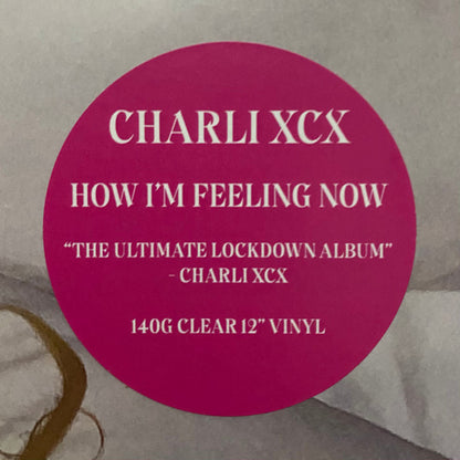 CHARLI XCX - How I'm Feeling Now LP CLEAR EDITION.
