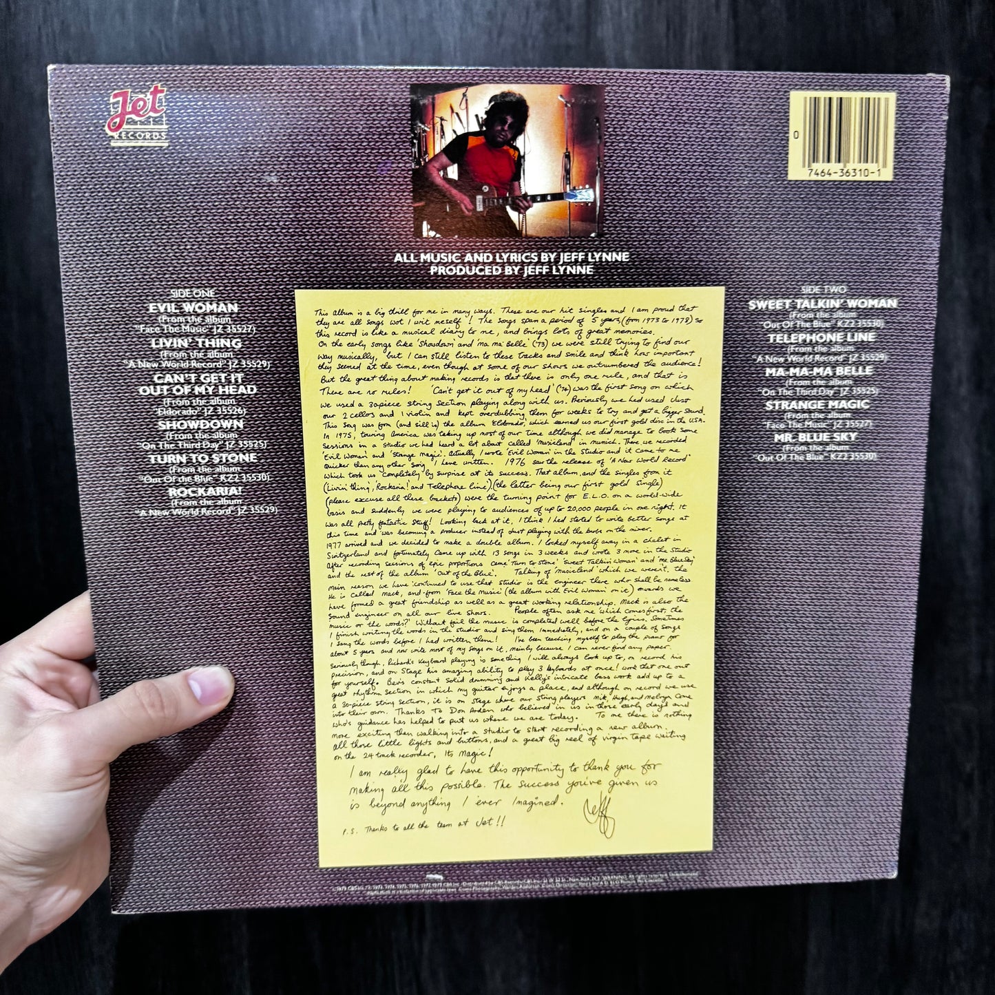 ELO - ELO GREATEST HITS LP VINILO DE EPOCA
