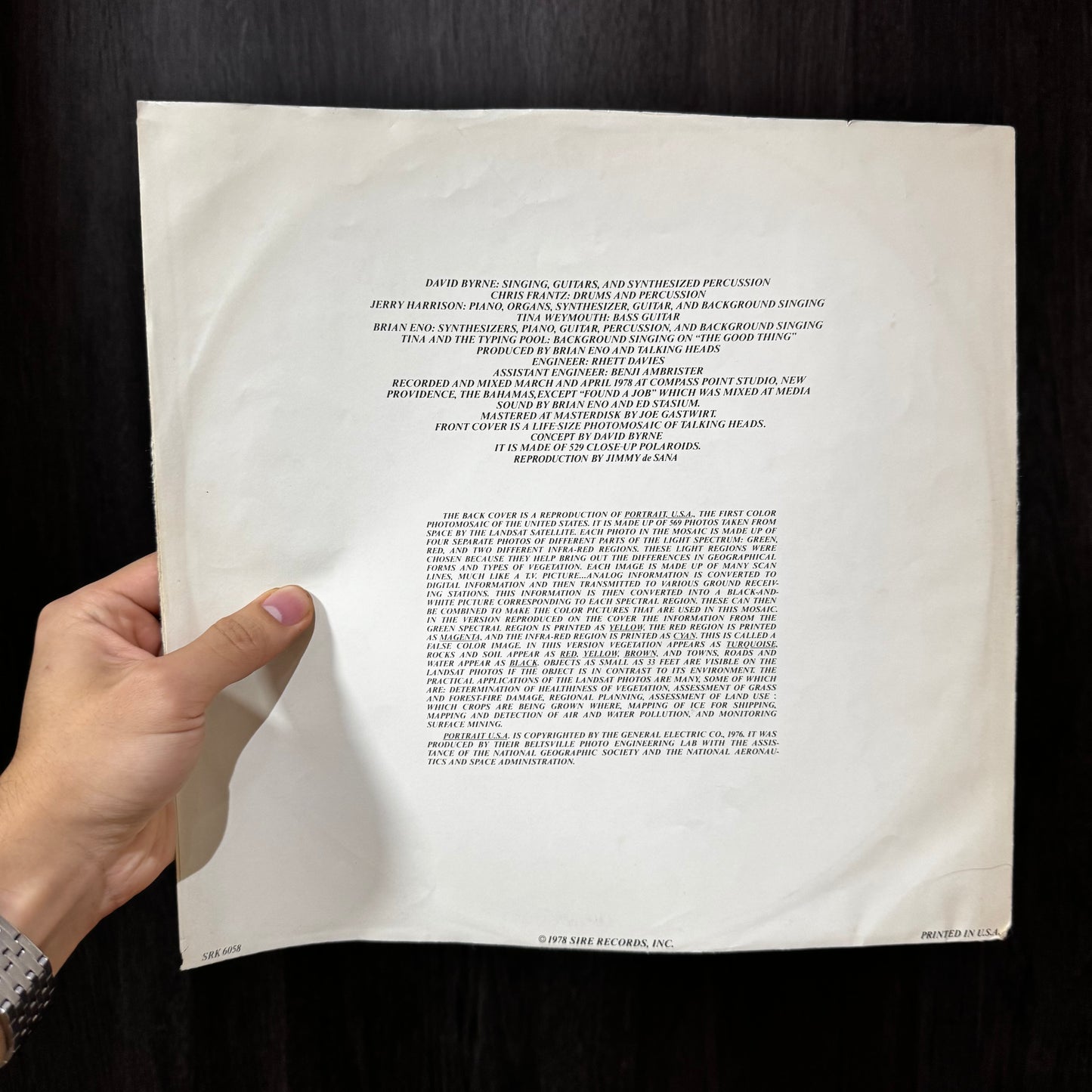 TALKING HEADS - MORE SONGS ABOUT BUILDINGS AND FOOD LP VINILO DE EPOCA