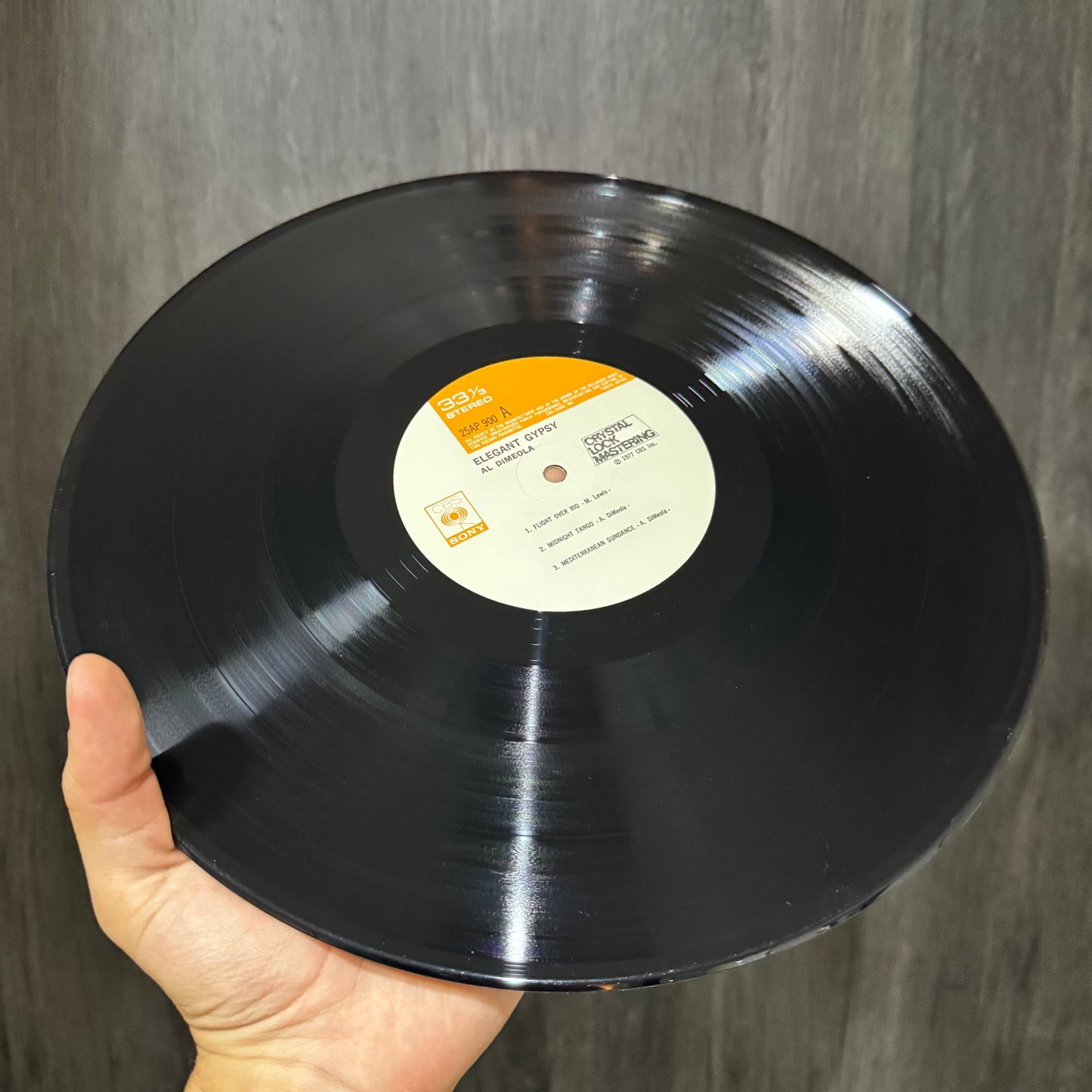AL DI MEOLA - ELEGANT GYPSY VINILO JAPONES DE EPOCA