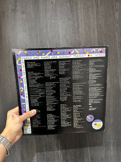 WINGS - VENUS AND MARS LP EDICION JAPONESA