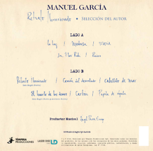 MANUEL GARCIA - RETRATO ILUMINADO / SELECCION DEL AUTOR LP VINILO