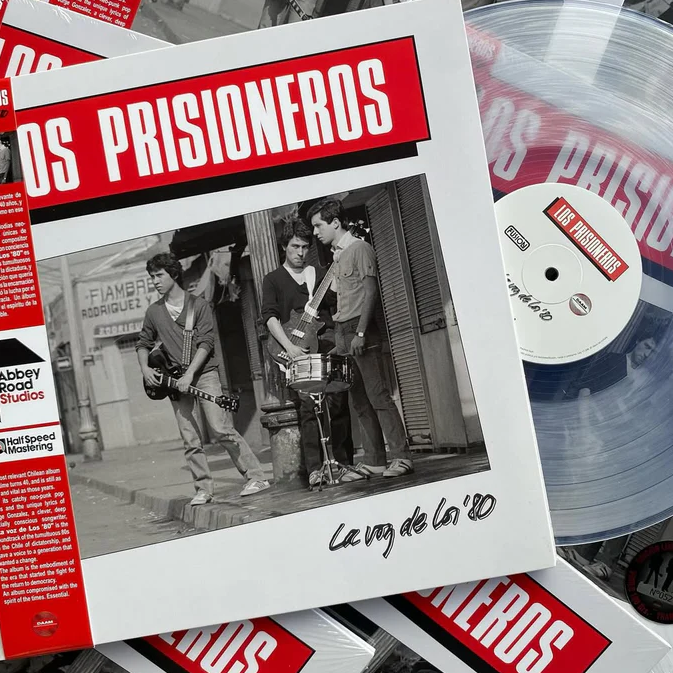 LOS PRISIONEROS - LA VOZ DE LOS 80 HALFSPEED MASTERING / ABBEY ROAD STUDIOS LP VINILO LIMITED EDITION