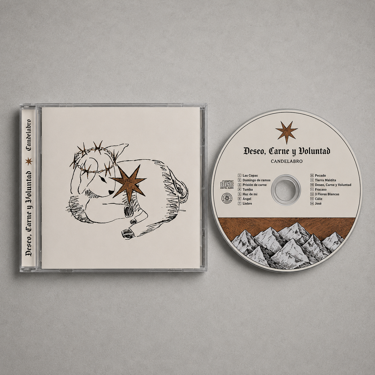 CANDELABRO - DESEO, CARNE Y VOLUNTAD CD NUEVO