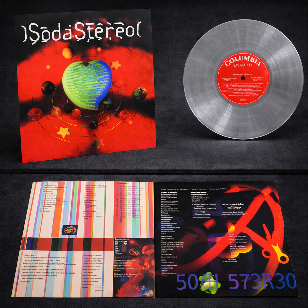 SODA STEREO - DYNAMO LP VINILO CLEAR / TRANSPARENTE LIMITED EDITION