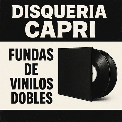 PACK 50 FUNDAS PARA VINILOS DOBLES/GATEFOLD (25 INTERNAS + 25 EXTERNAS)