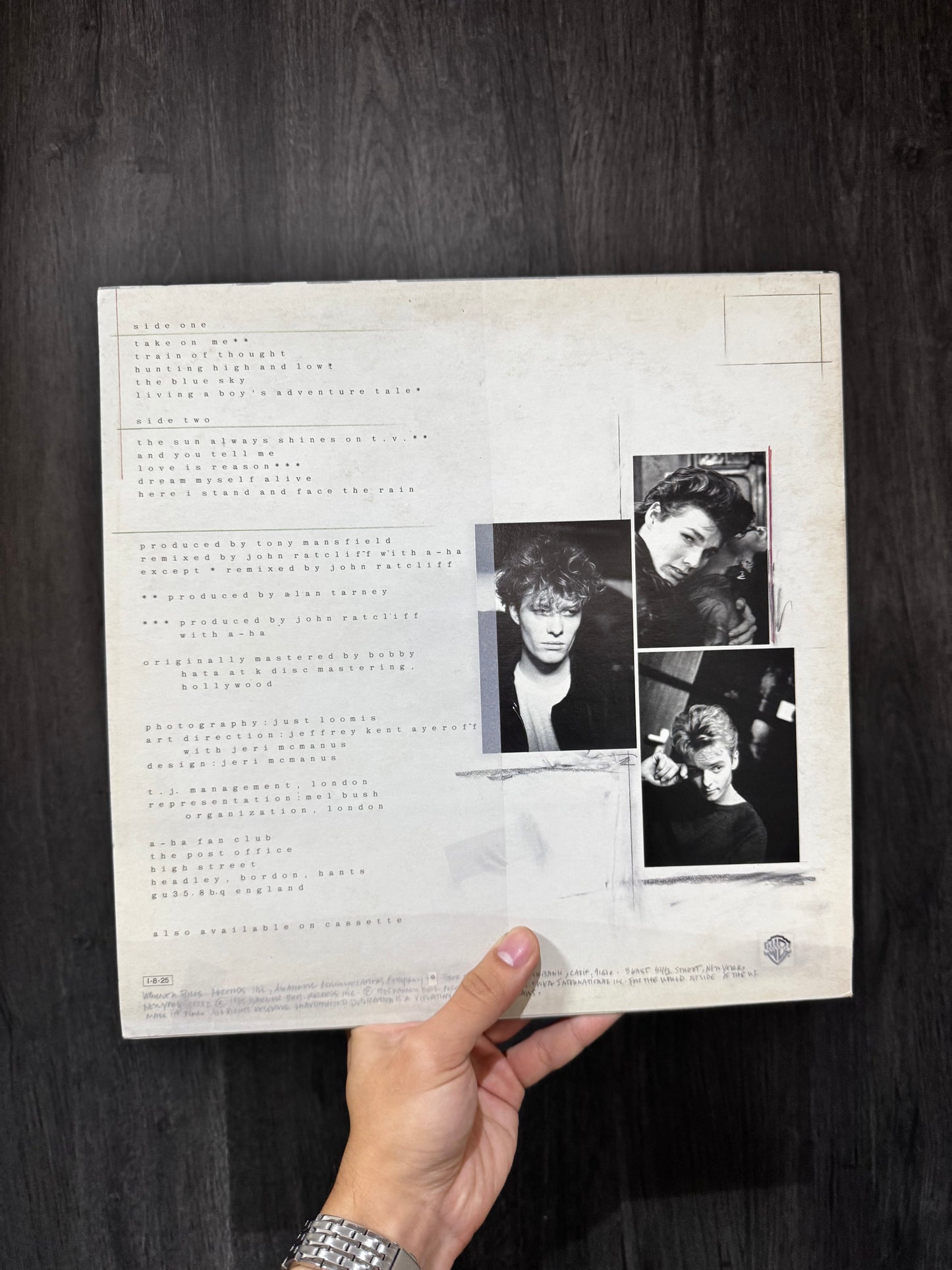 A-HA - HUNTING HIGH AND LOW LP EDICION JAPONESA
