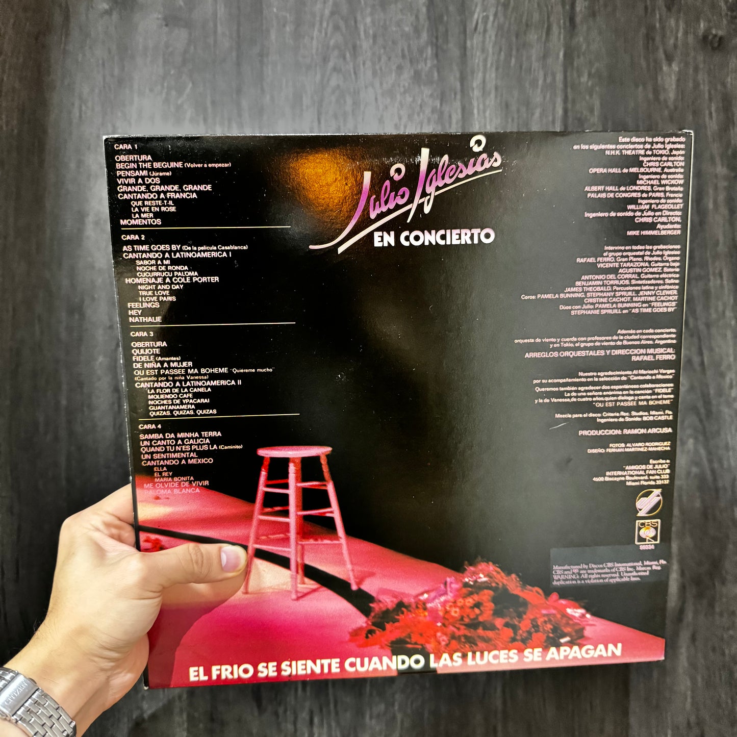JULIO IGLESIAS - EN CONCIERTO 2LPs 1st EDICION.