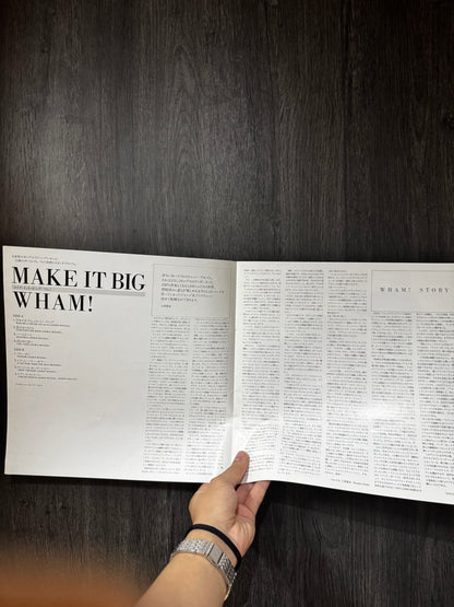 WHAM - MAKE IT BIG LP EDICION JAPONESA