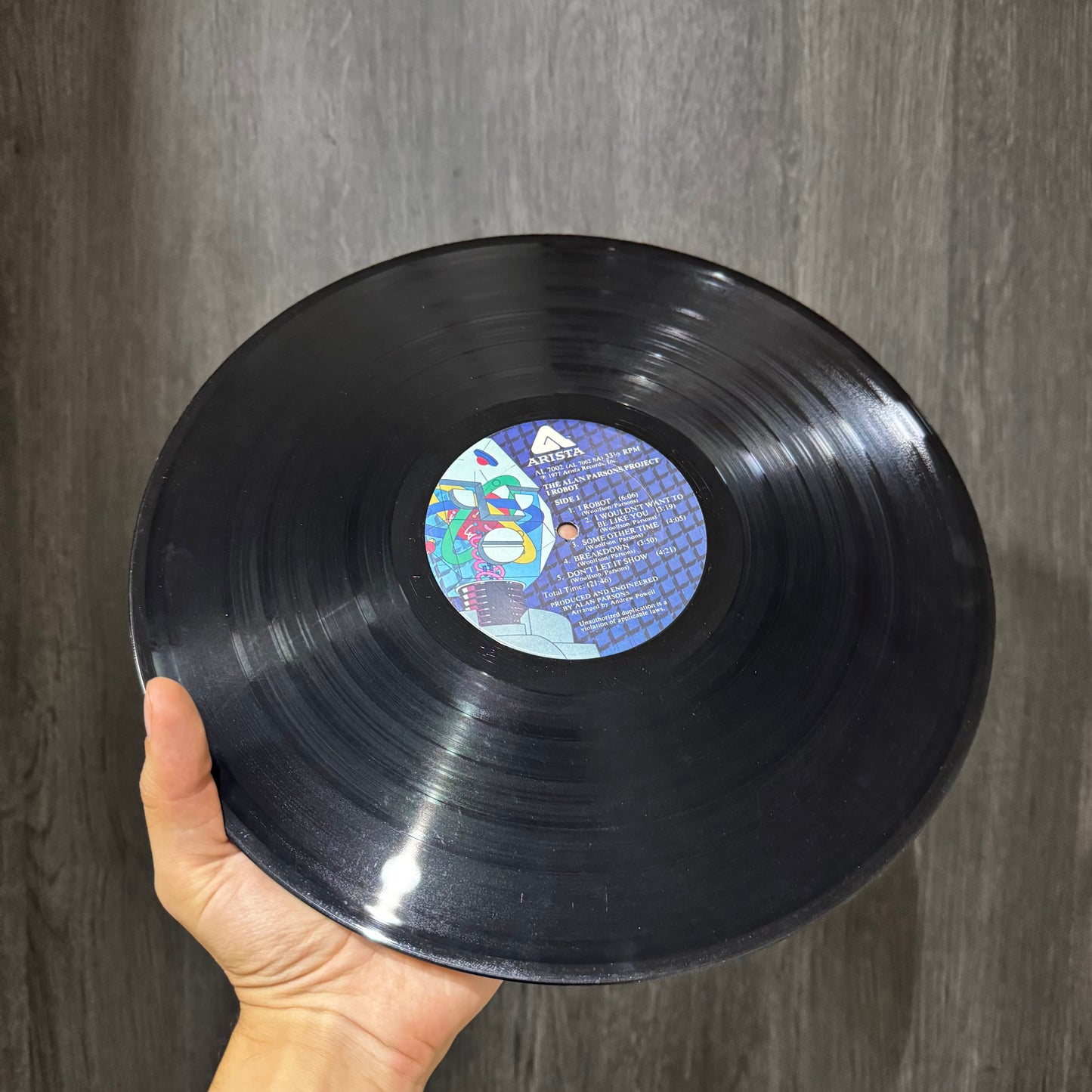 ALAN PARSONS PROJECT - I ROBOT VINILO DE EPOCA
