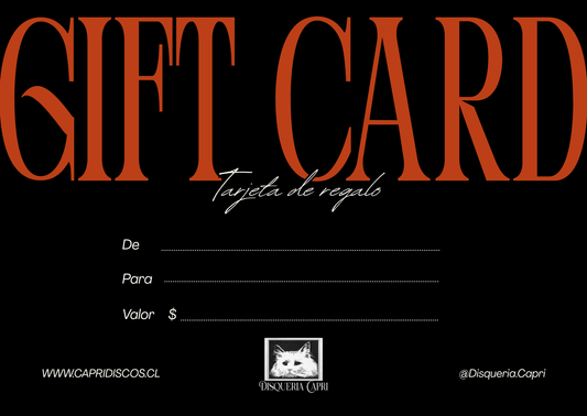 GIFTCARD / TARJETA DE REGALO