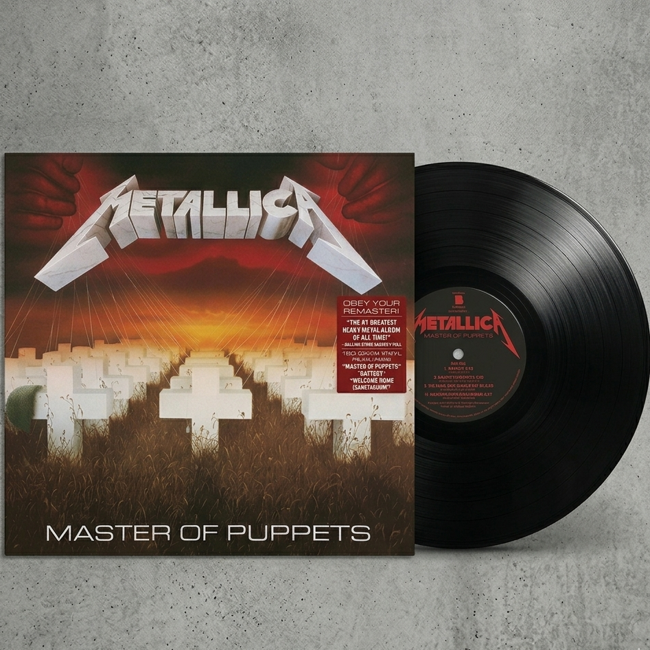 METALLICA - MASTER OF PUPPETS LP VINILO