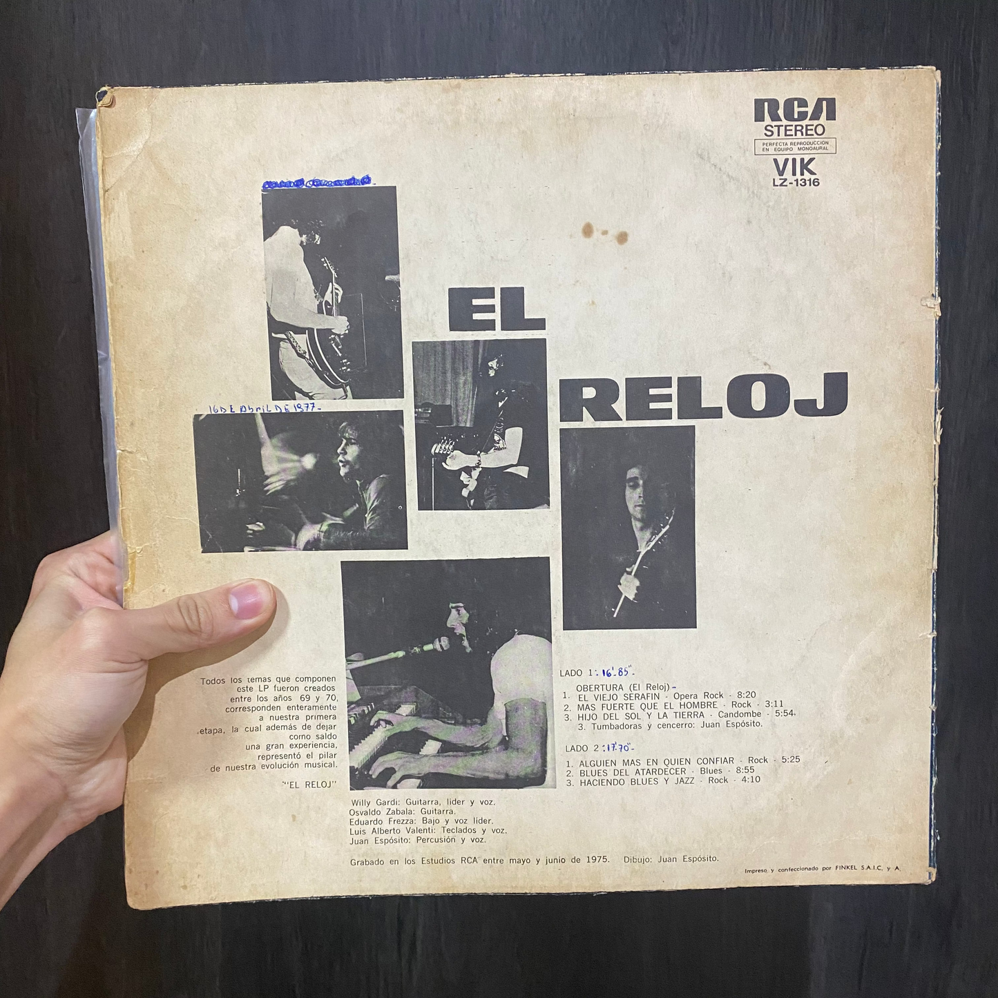 EL RELOJ - EL RELOJ LP EPOCA.