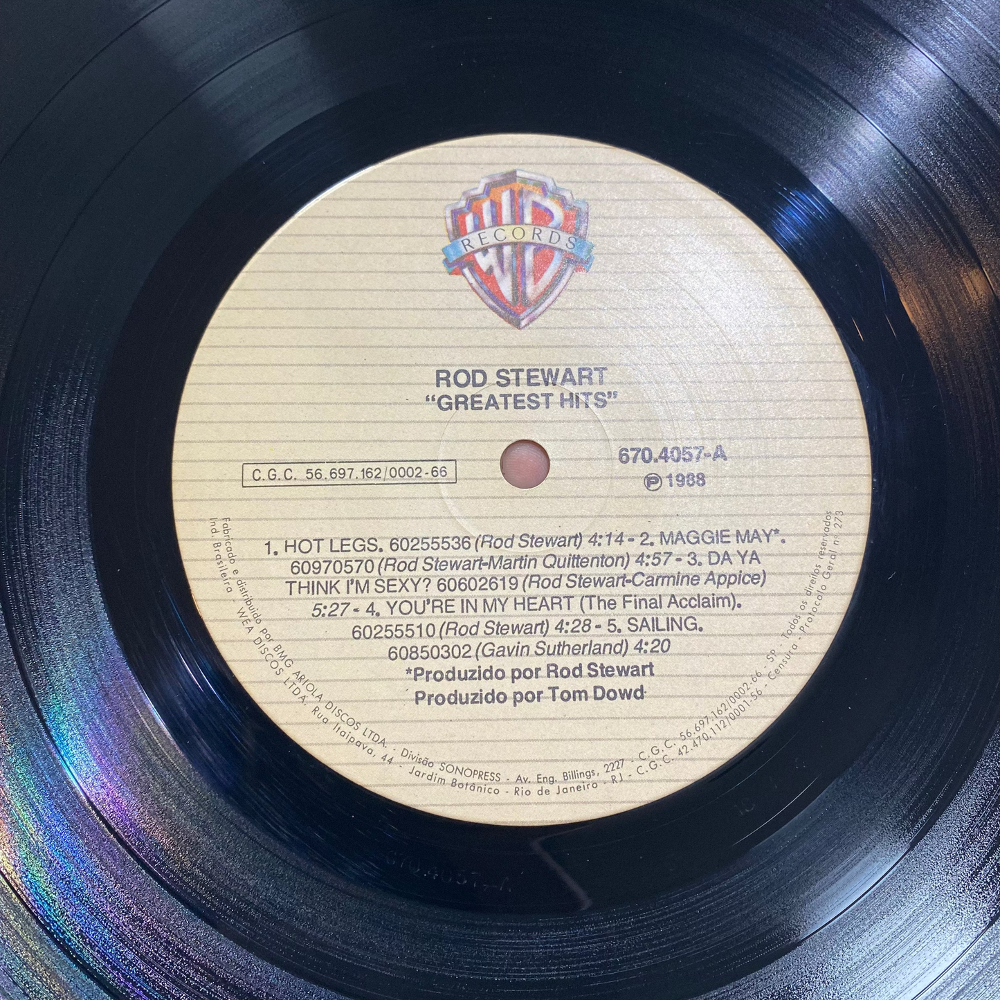 ROD STEWART - GREATEST HITS (GRANDES EXITOS) LP EPOCA
