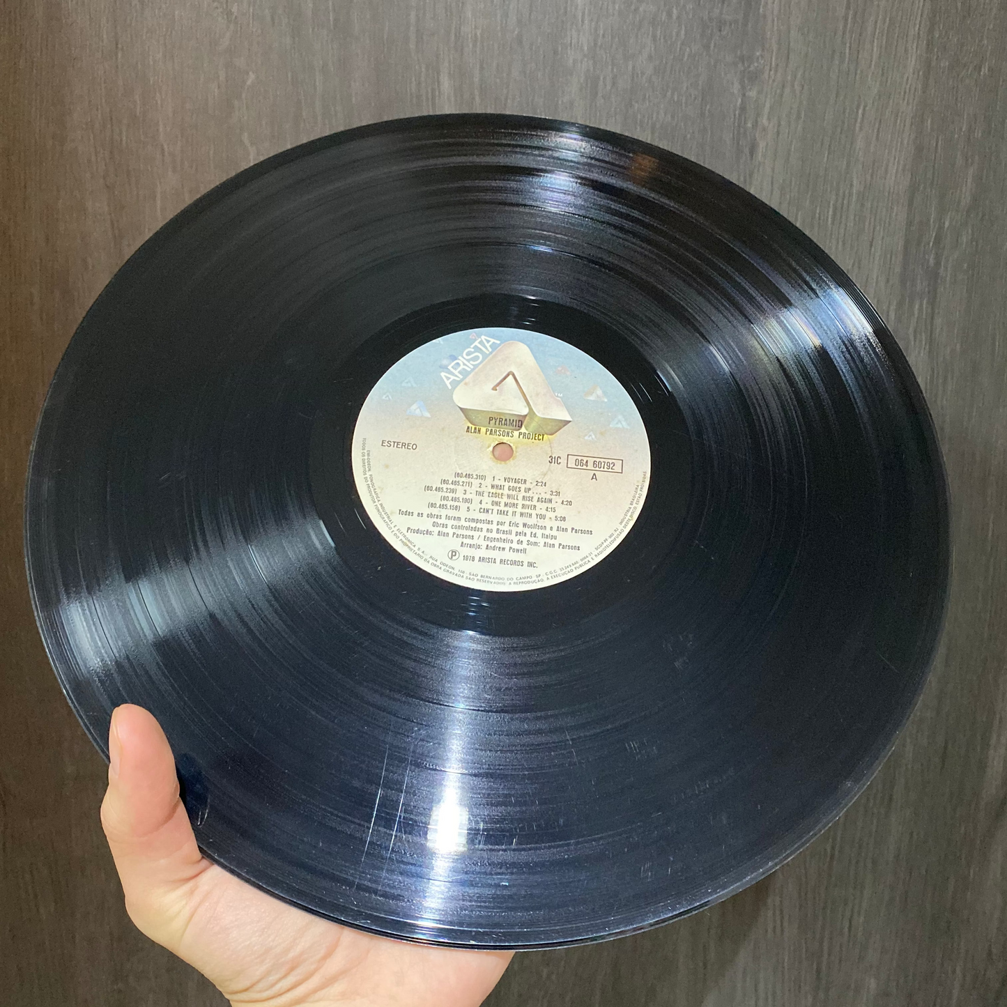 THE ALANS PARSONS PROJECT - PYRAMID LP EPOCA