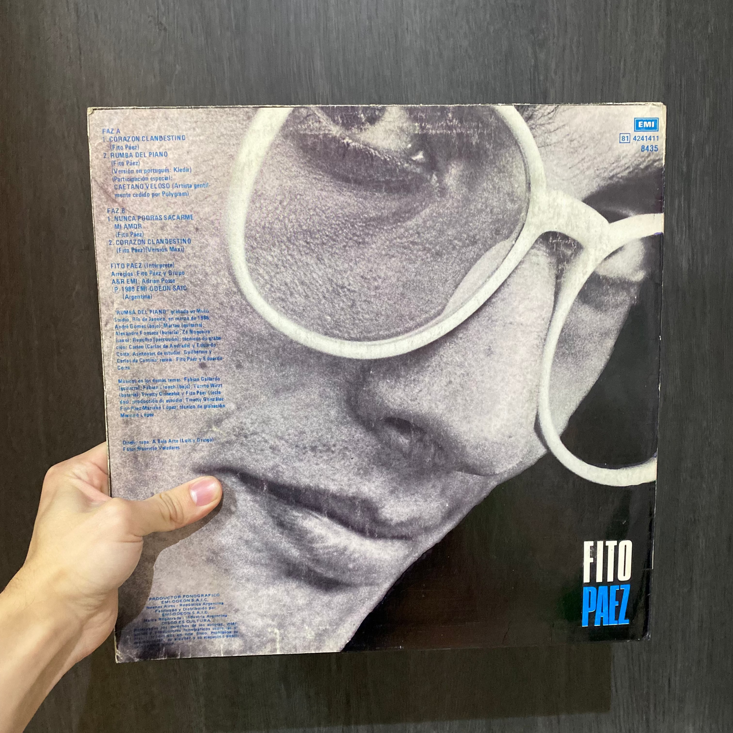 FITO PAEZ - CORAZON CLANDESTINO. MAXI 12”.