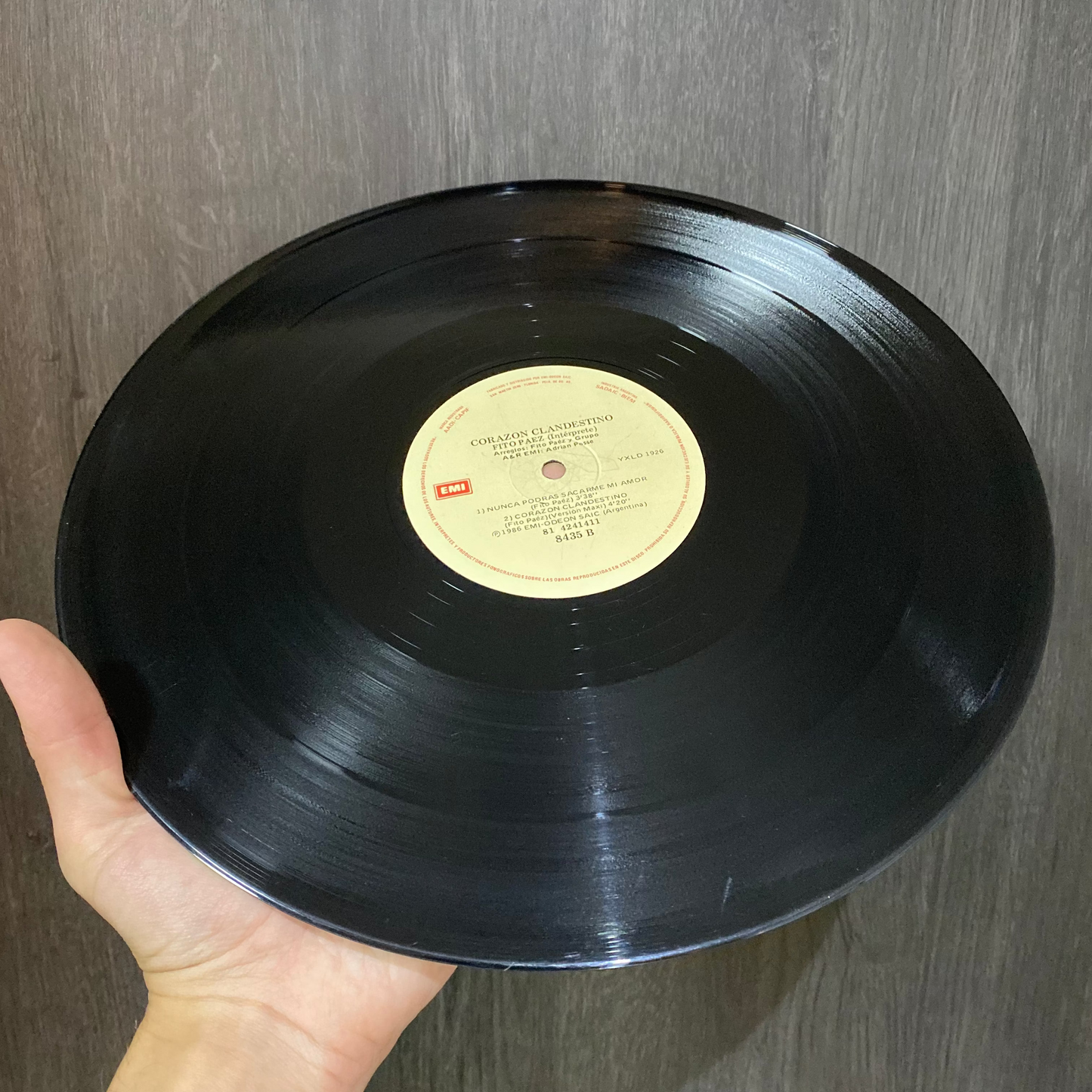 FITO PAEZ - CORAZON CLANDESTINO. MAXI 12”.