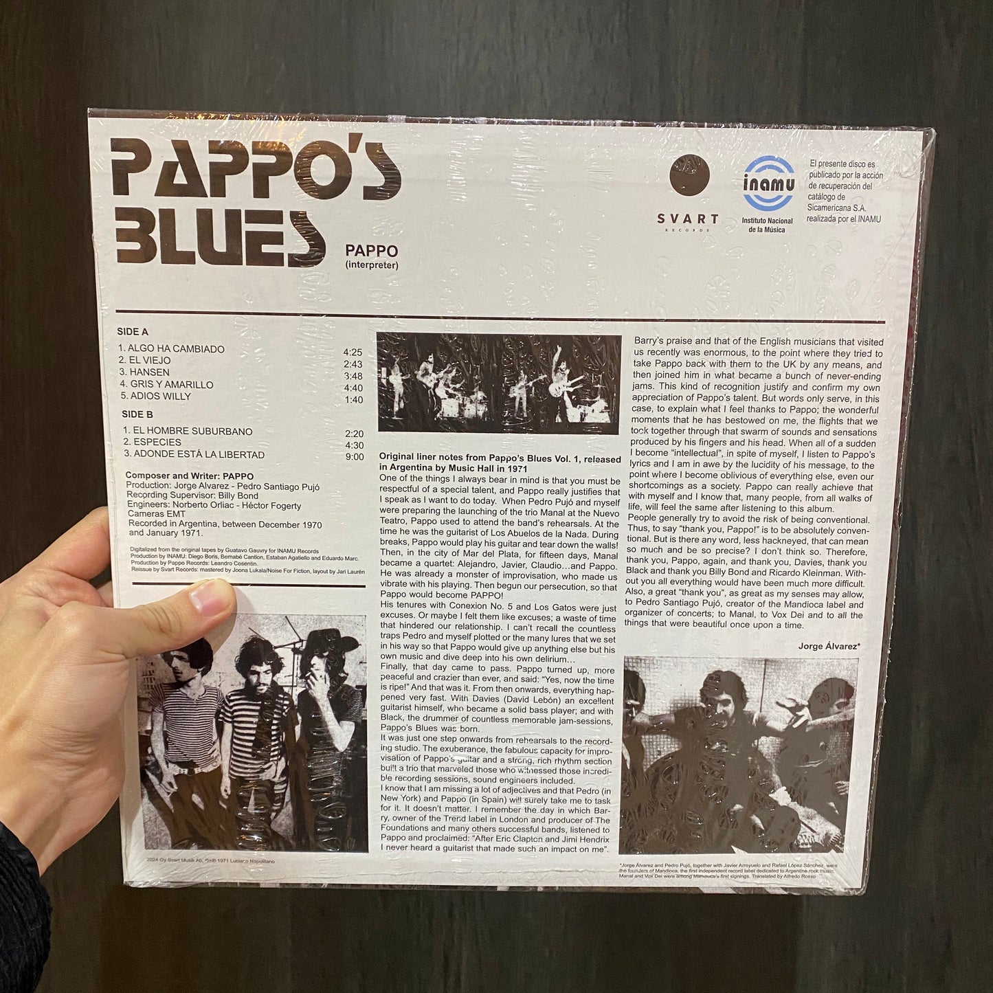 PAPPO´S BLUES - PAPPO´S BLUES LP