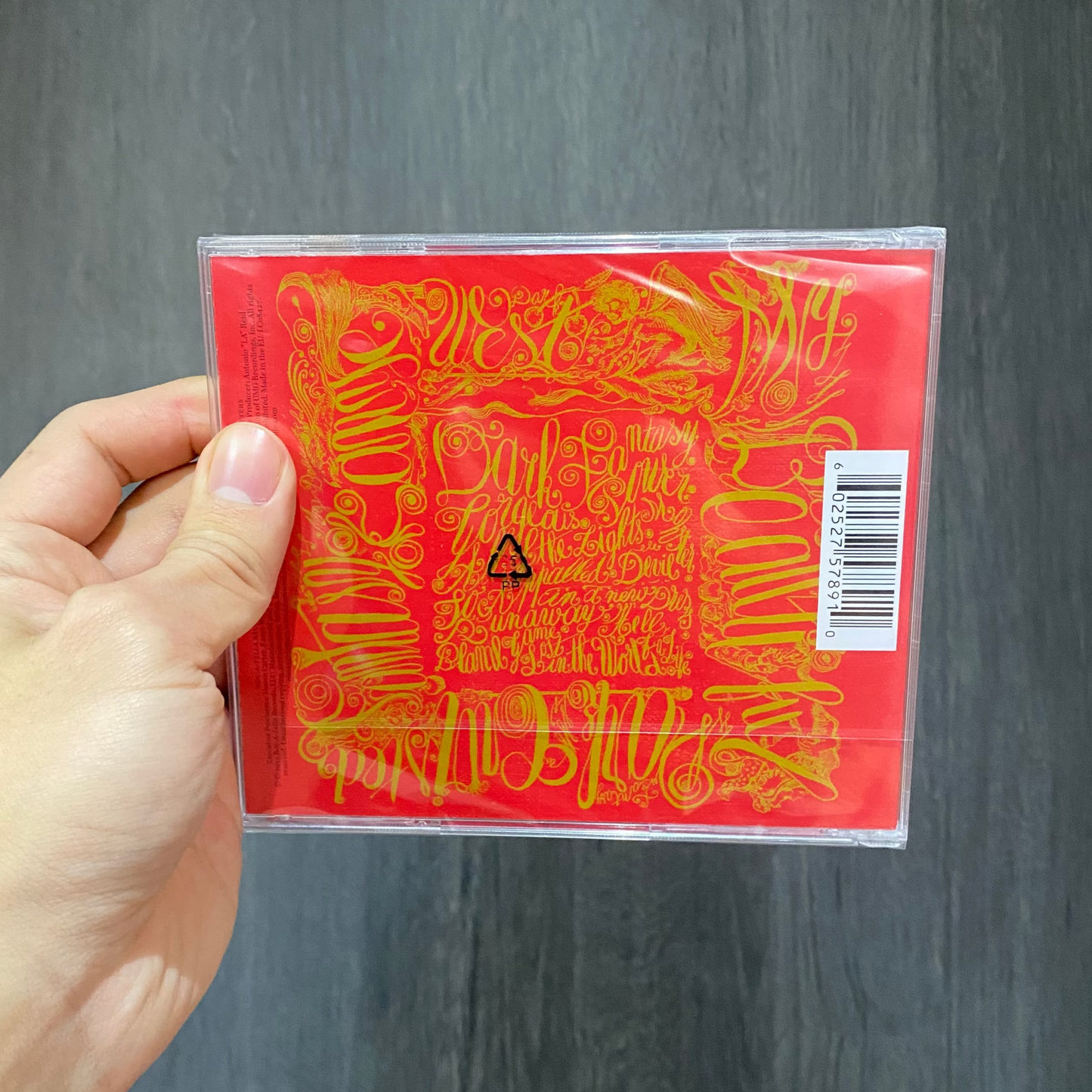 KANYE WEST - MY BEAUTIFUL DARK TWISTED FANTASY CD ORIGINAL COVER