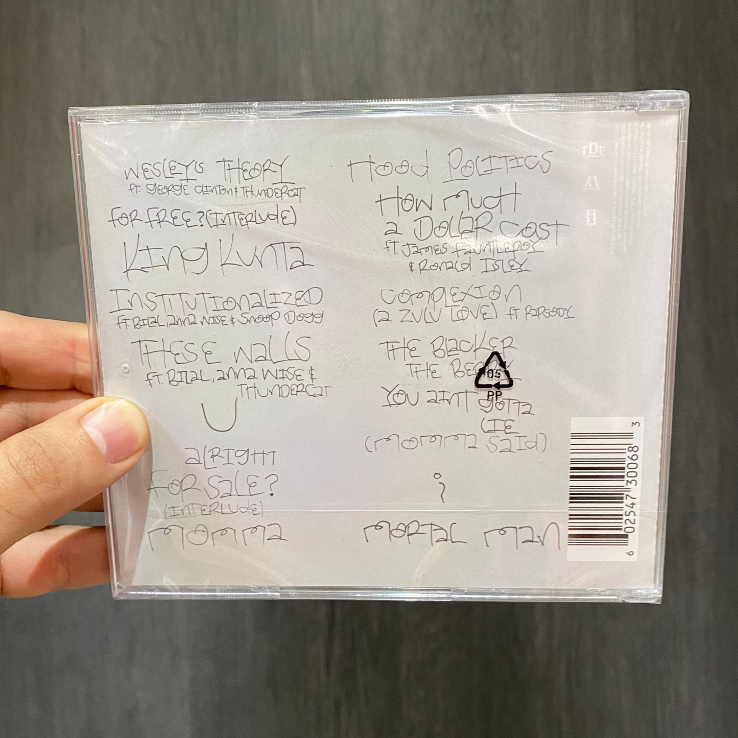 KENDRICK LAMAR - TO PIMP A BUTTERFLY CD