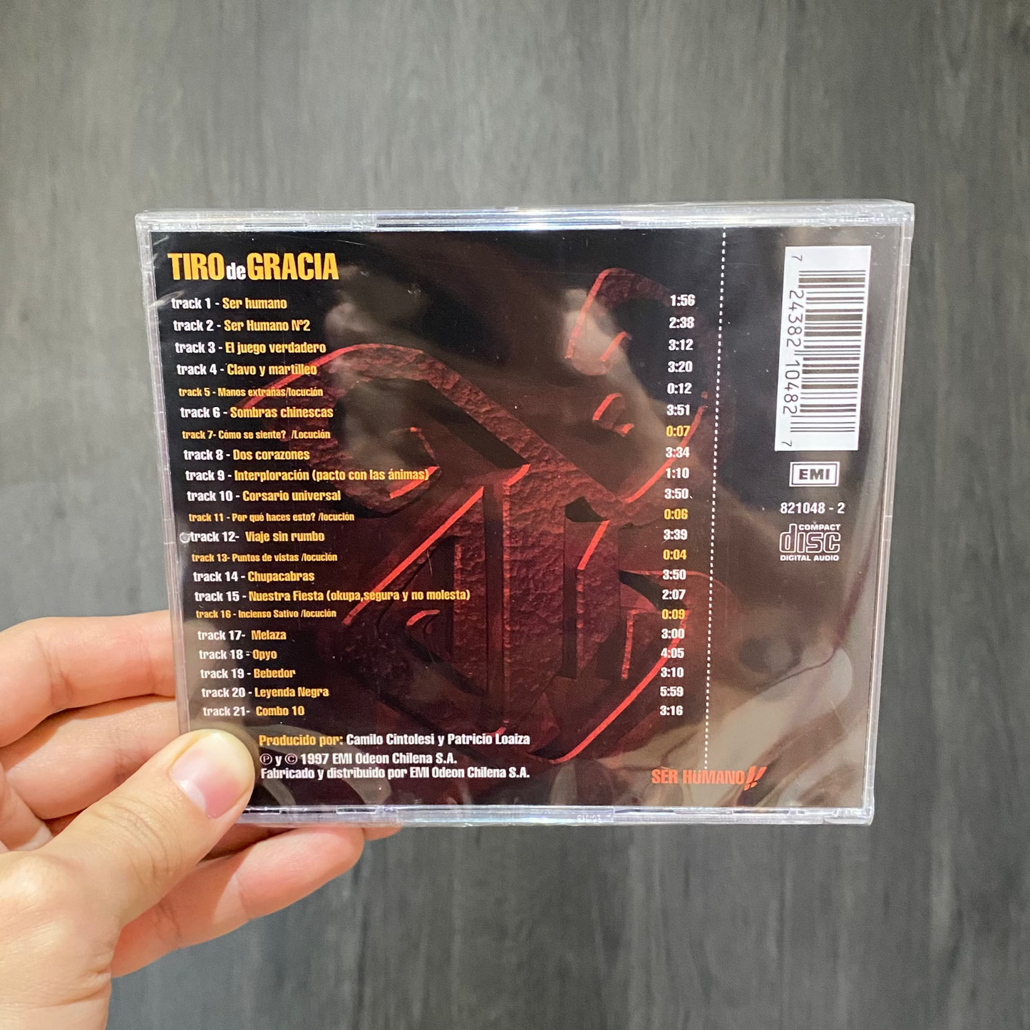 TIRO DE GRACIA - SER HUMANO CD