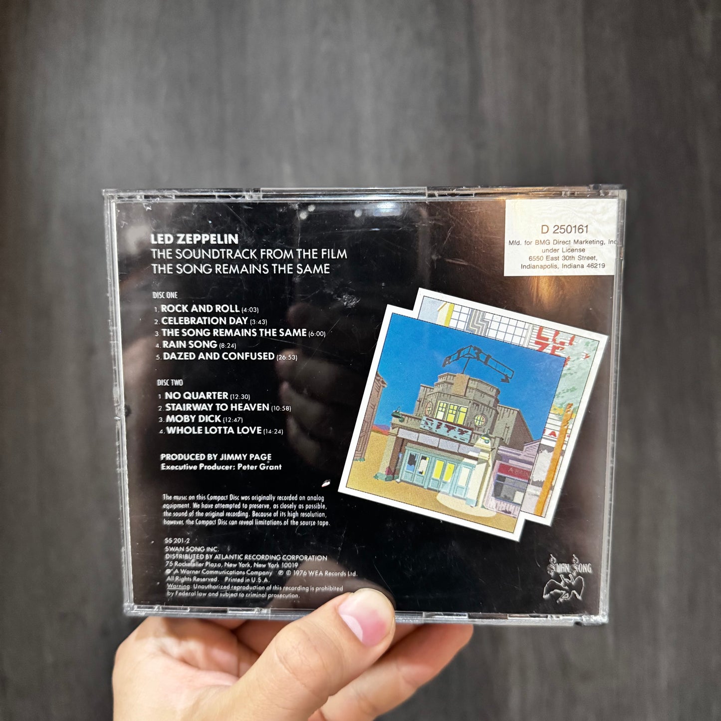 LED ZEPPELIN - THE SONGS REMAIN THE SAME 2CDs FATBOX USADO