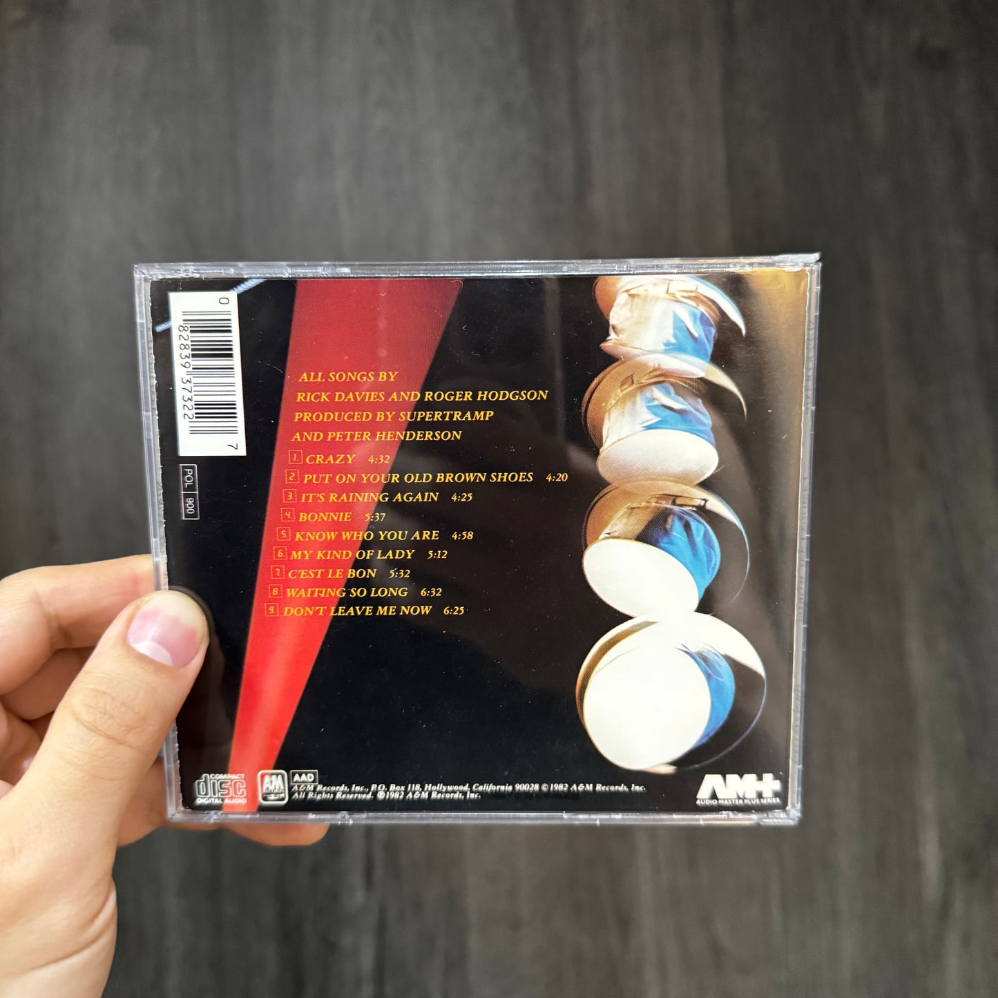 SUPERTRAMP - FAMOUS LAST WORDS CD USADO
