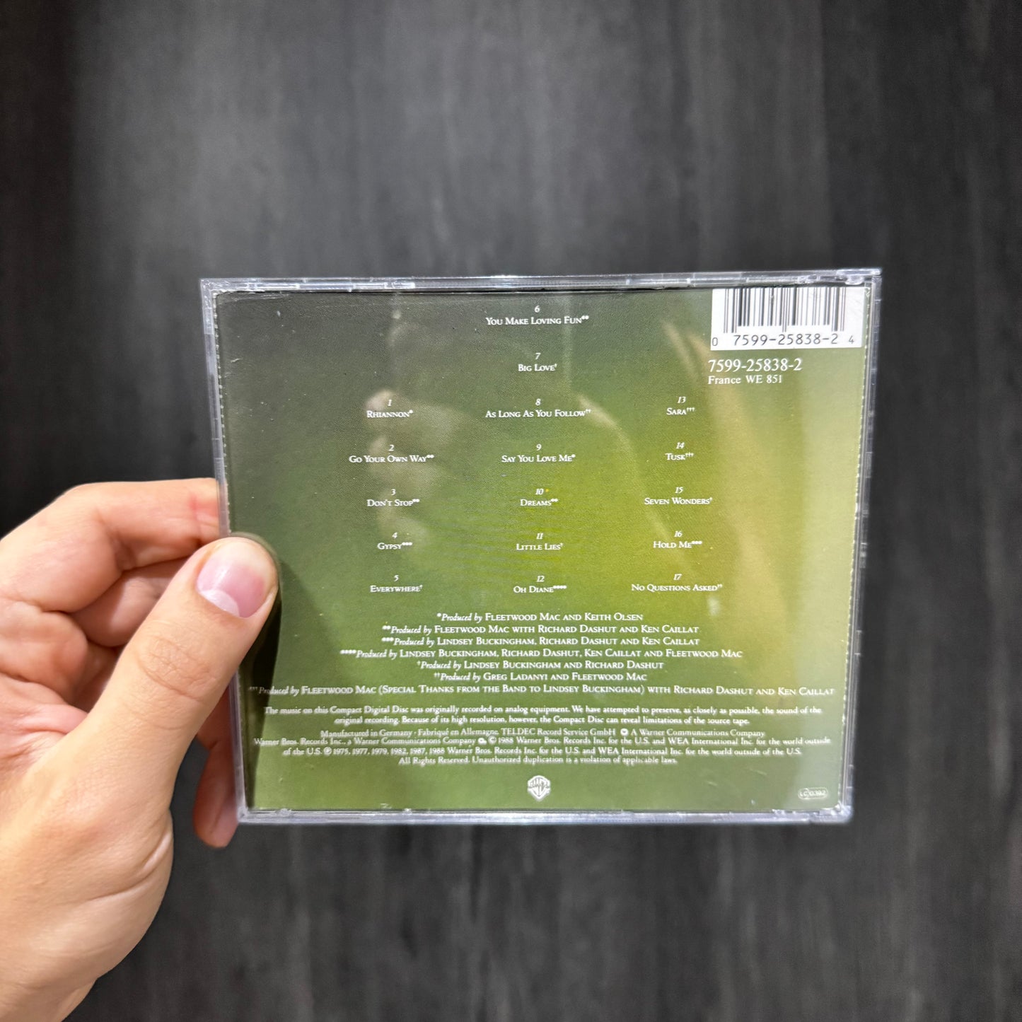 FLEETWOOD MAC - GREATEST HITS CD USADO