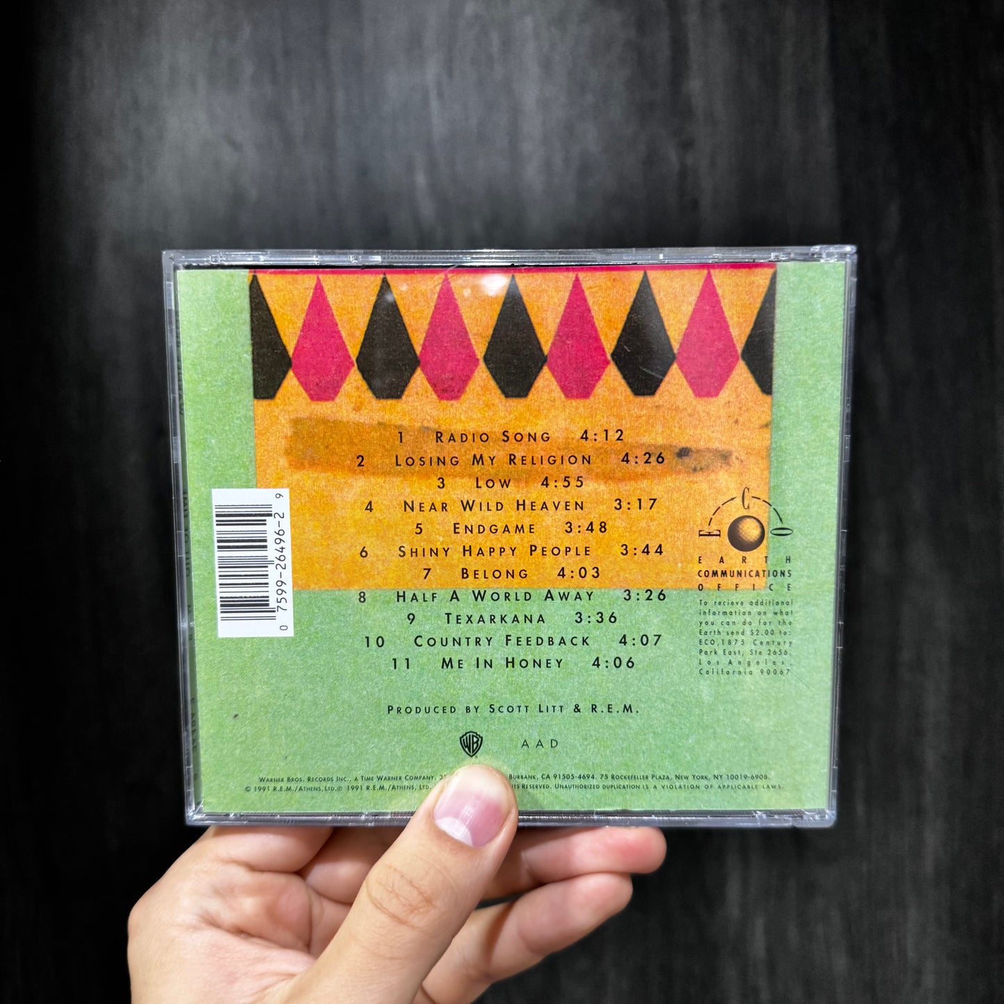 REM - OUT OF TIME CD USADO