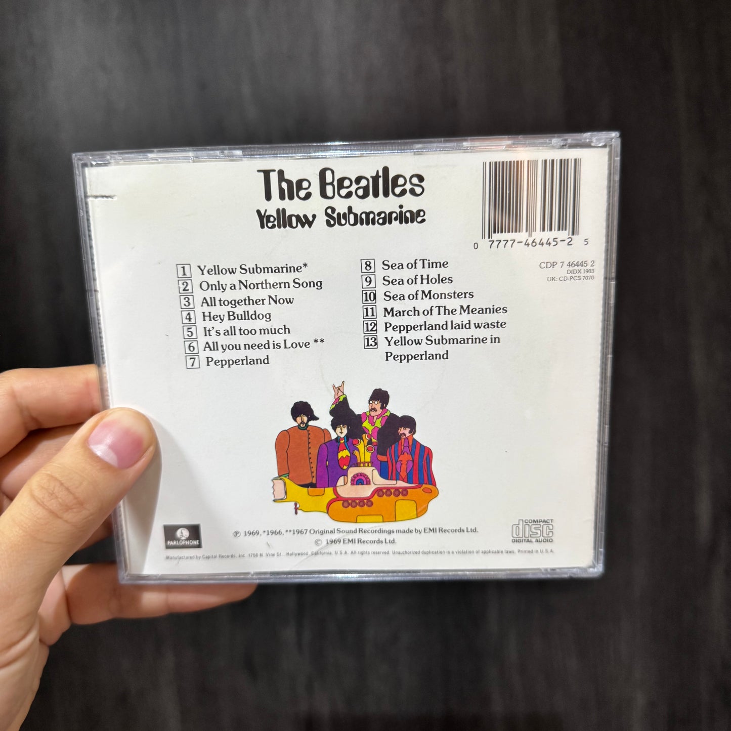 THE BEATLES - YELLOW SUBMARINE CD USADO