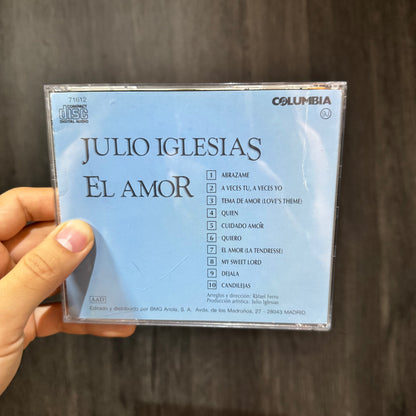 JULIO IGLESIAS - EL AMOR CD USADO
